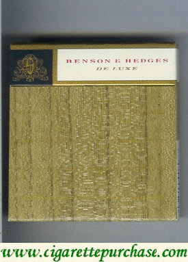 Benson and Hedges De Luxe cigarettes